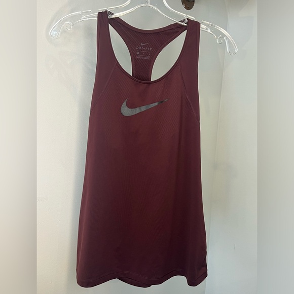 Nike Maroon Racerback Tank - Picture 2 of 5